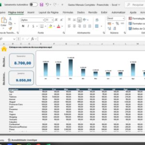 Planilha de Gastos Mensais Completa - Image 3